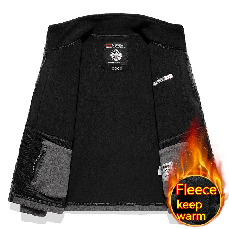 Men’s Double Layered Fleece Jacket Best YouTube Store