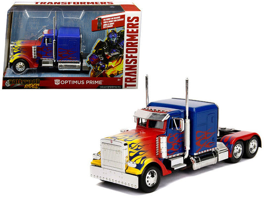 Optimus Prime Truck with Robot on Chassis from "Transformers" Movie "Hollywood Rides" Series  Diecast Model by Jada LuxuryLifeWay Online Store