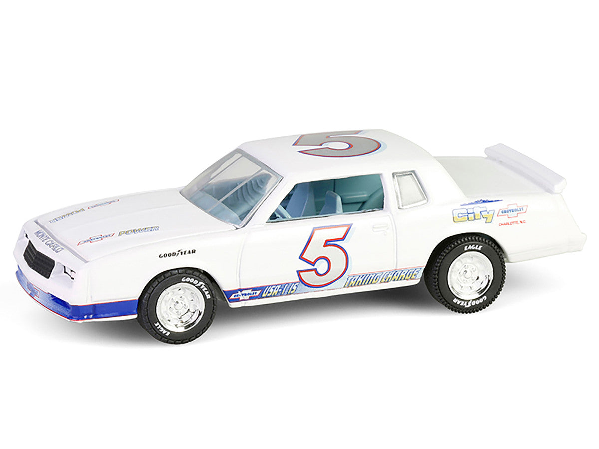 1983 Chevrolet Monte Carlo #5 "Hendrick Motorsports First Test Car Tribute" White with Blue Stripes and Interior "Hobby Exclusive" Series 1/64 Diecast Model Car by Greenlight LuxuryLifeWay Online Store