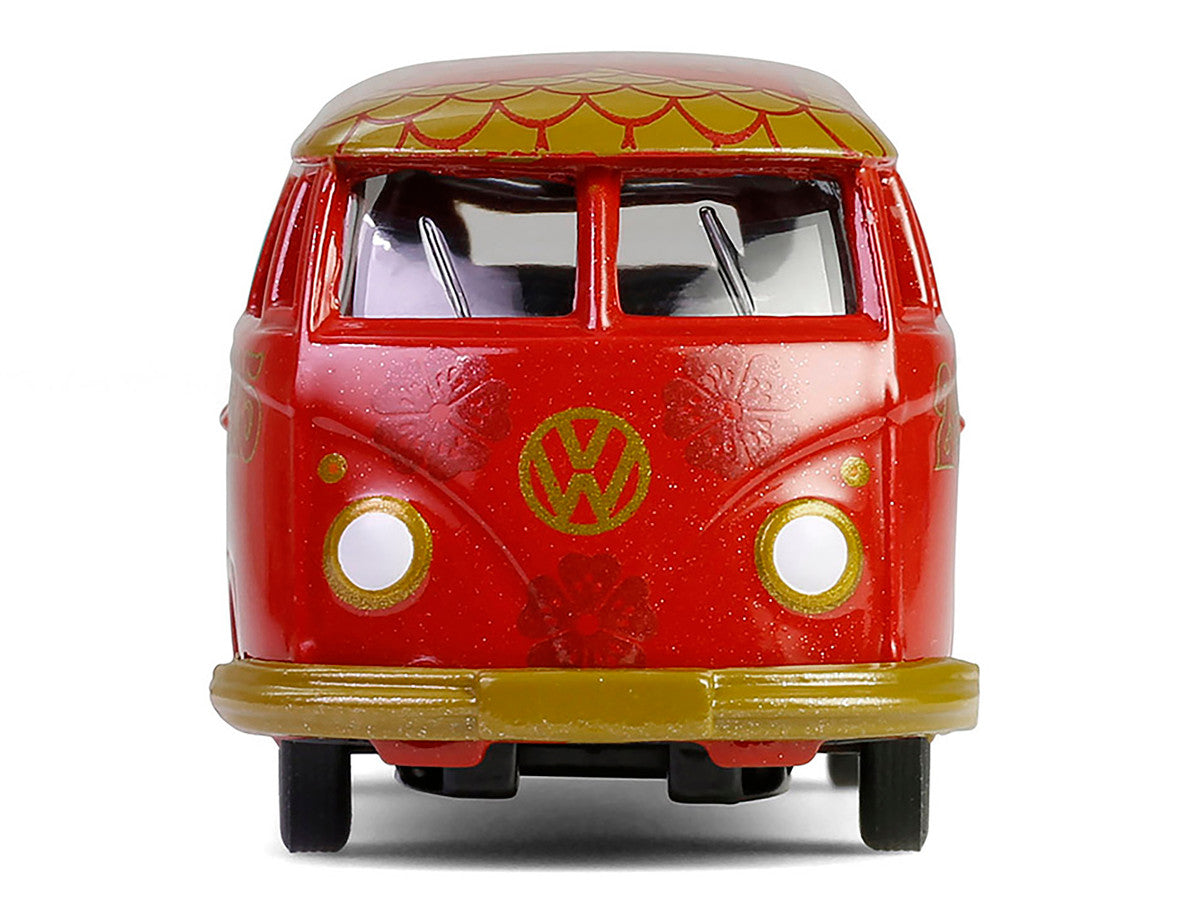 Volkswagen Type 2 Panel Van "Chinese Zodiac 2025 Year of the Snake" Red with Graphics "Hobby Exclusive" Series 1/64 Diecast Model Car by Greenlight LuxuryLifeWay Online Store