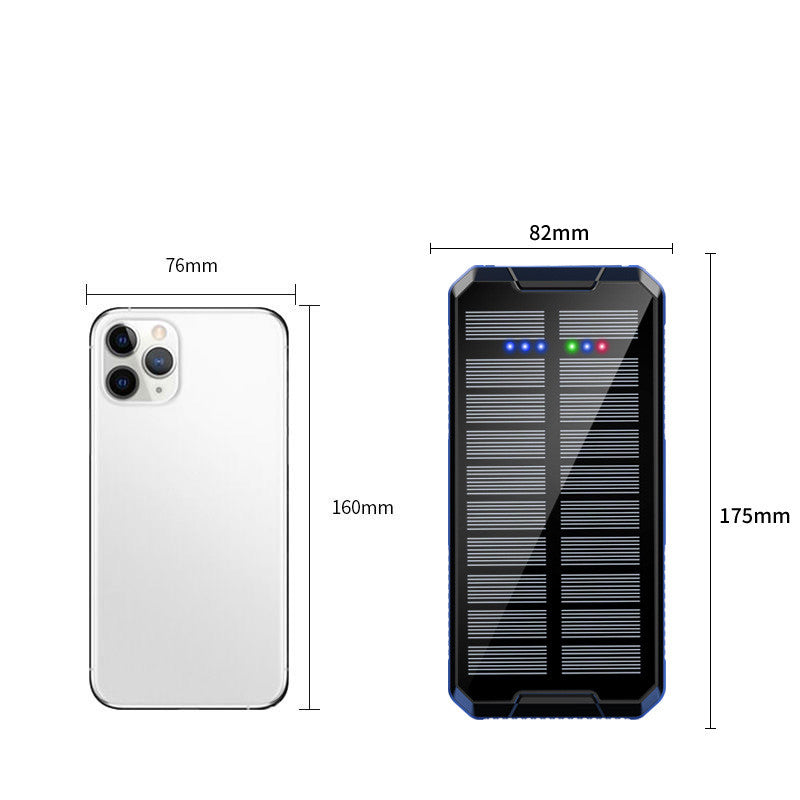 Wireless Charging Of Solar Mobile Power 30000mA