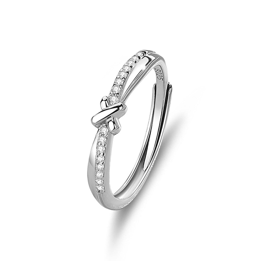 S925 Silver Adjustable Ring For Couples LadyShow.Store
