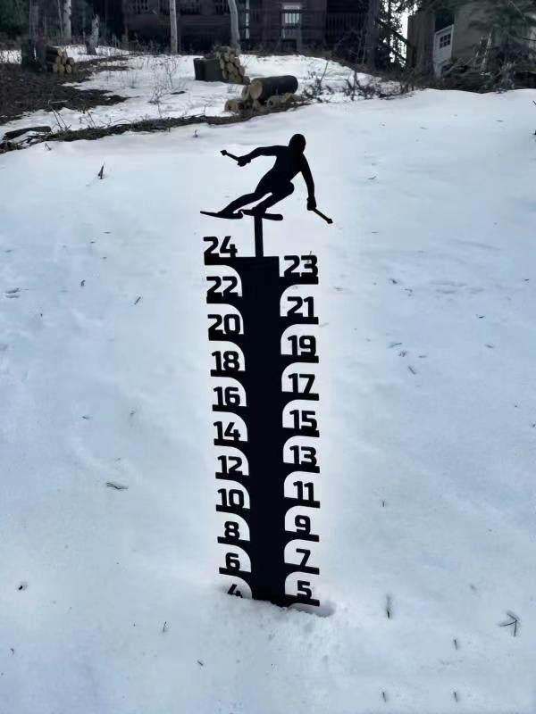 Decoration Snow Mountain Motorcycle Garden Garden Snow Meter CJD