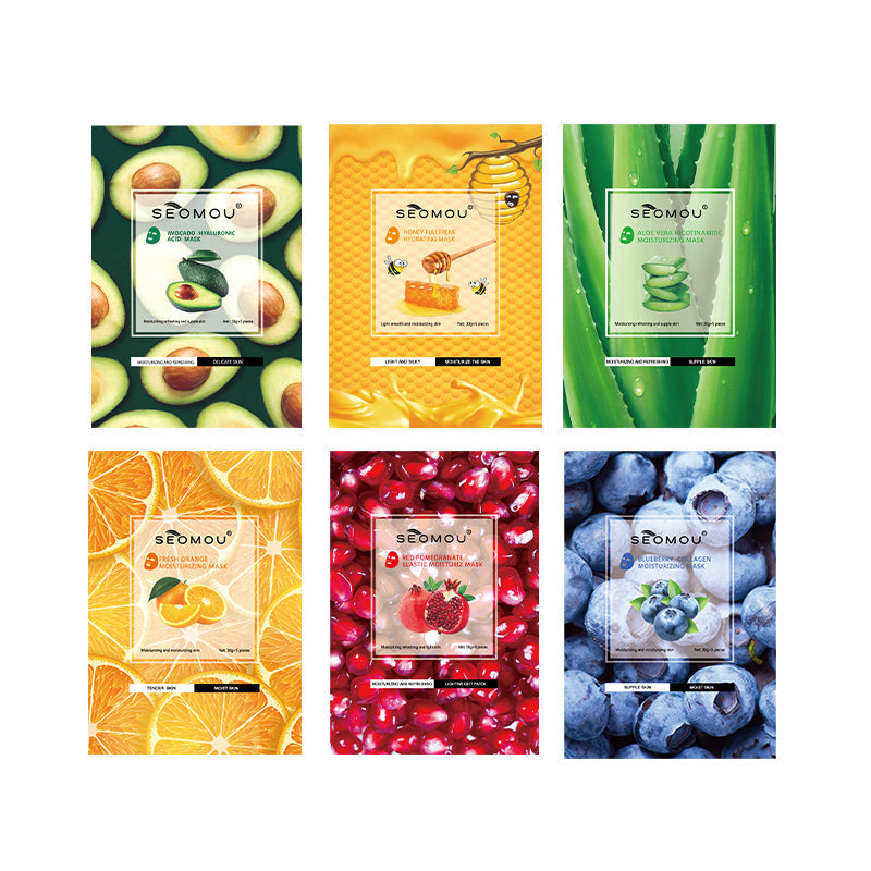 Honey Fullerene Water Locking Facial Mask 10pcs