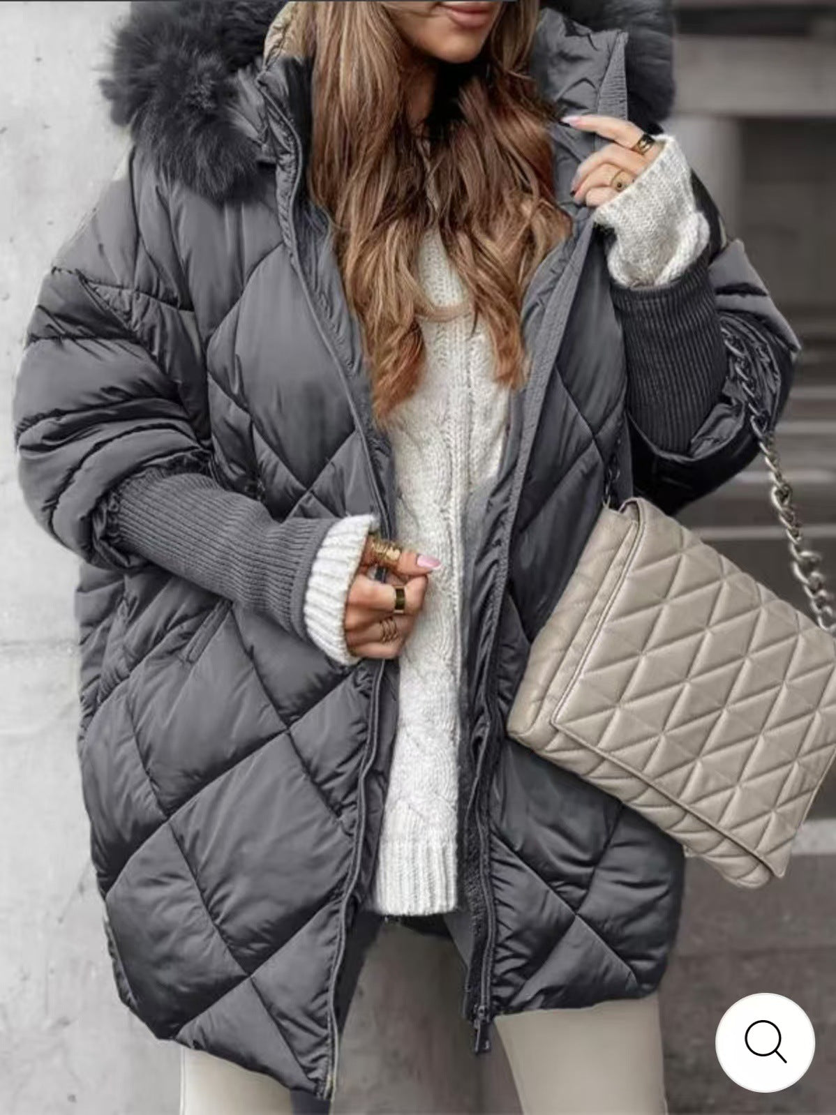 Winter Hooded Clothing Cardigan Coat CJD