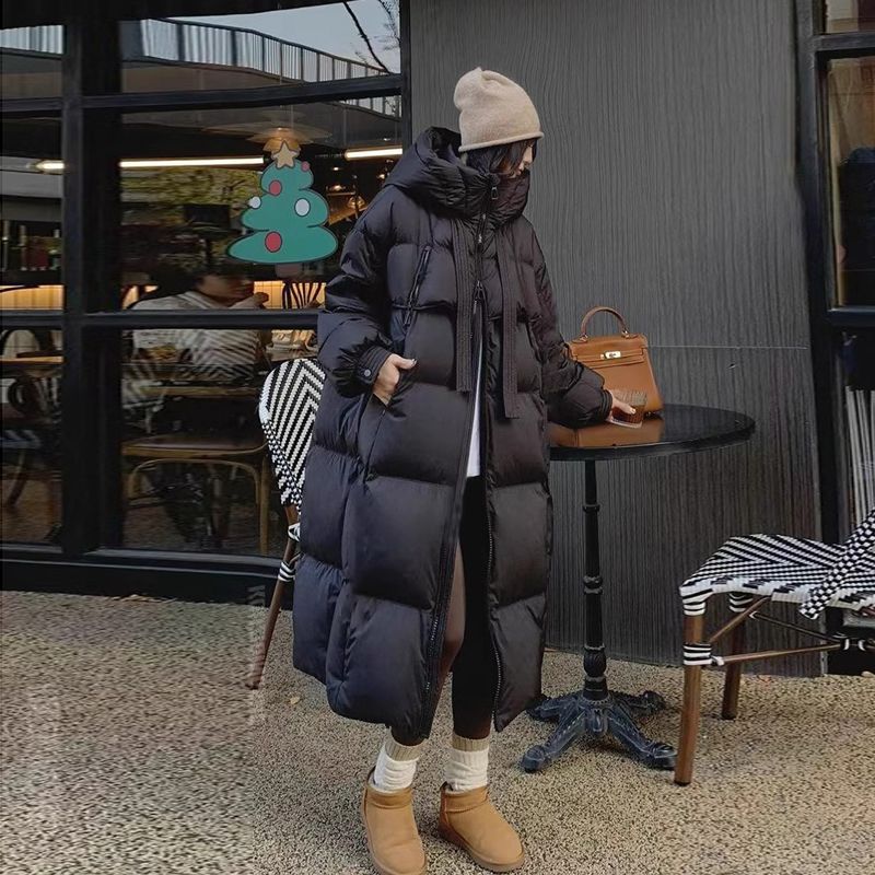 Padded Down Jacket Female Long Below The Knee LuxuryLifeWay Online Store