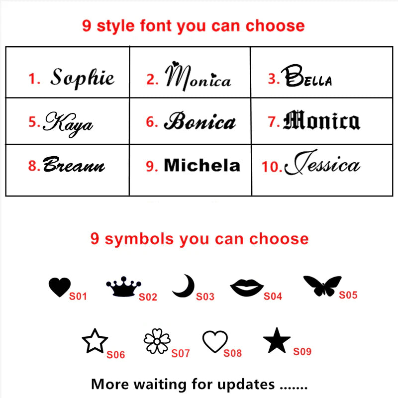 Custom Name Keychains Personalized Monogram Initial Key Chain With Name Engraved Letter for Women Men Jewelry Bag Charm LadyShow.Store