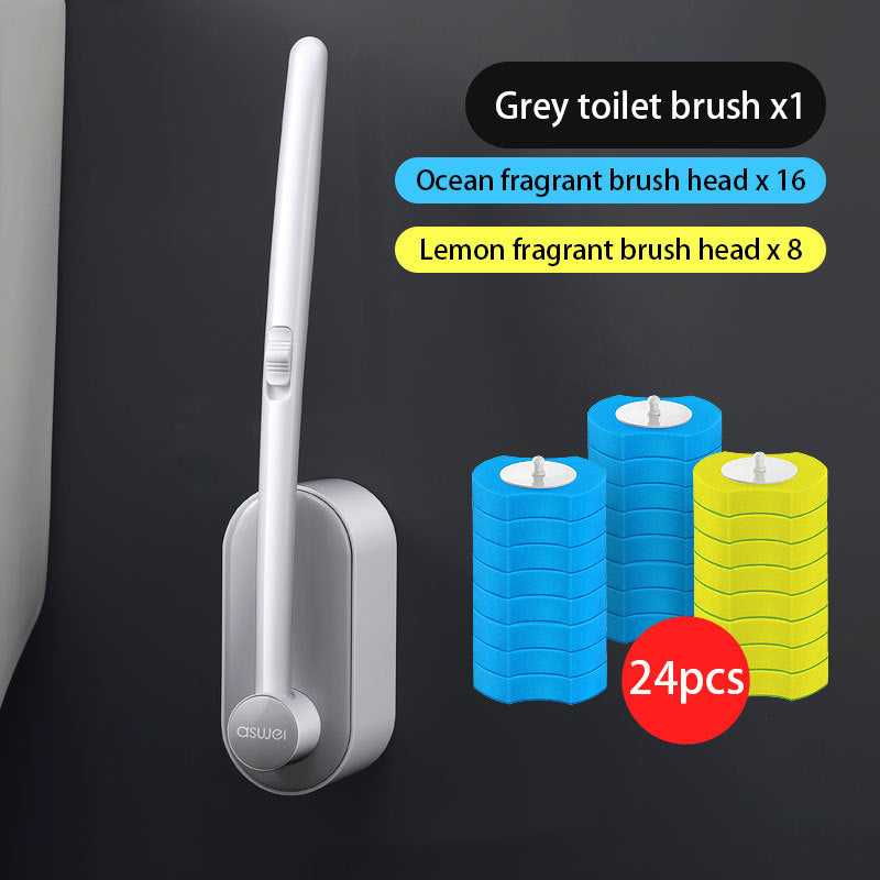Disposable No Dead Angle Toilet Cleaning Brush Best YouTube Store