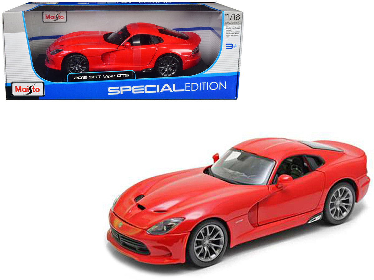 2013 Dodge Viper GTS SRT Red 1/18 Diecast  Model Car by Maisto LuxuryLifeWay Online Store