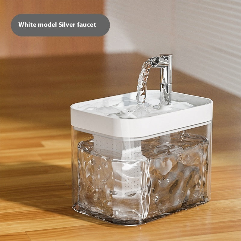 Cat Water Fountain Automatic Circulation Flow Water Fountain Kitten Drinking Water Apparatus Pets Fashion