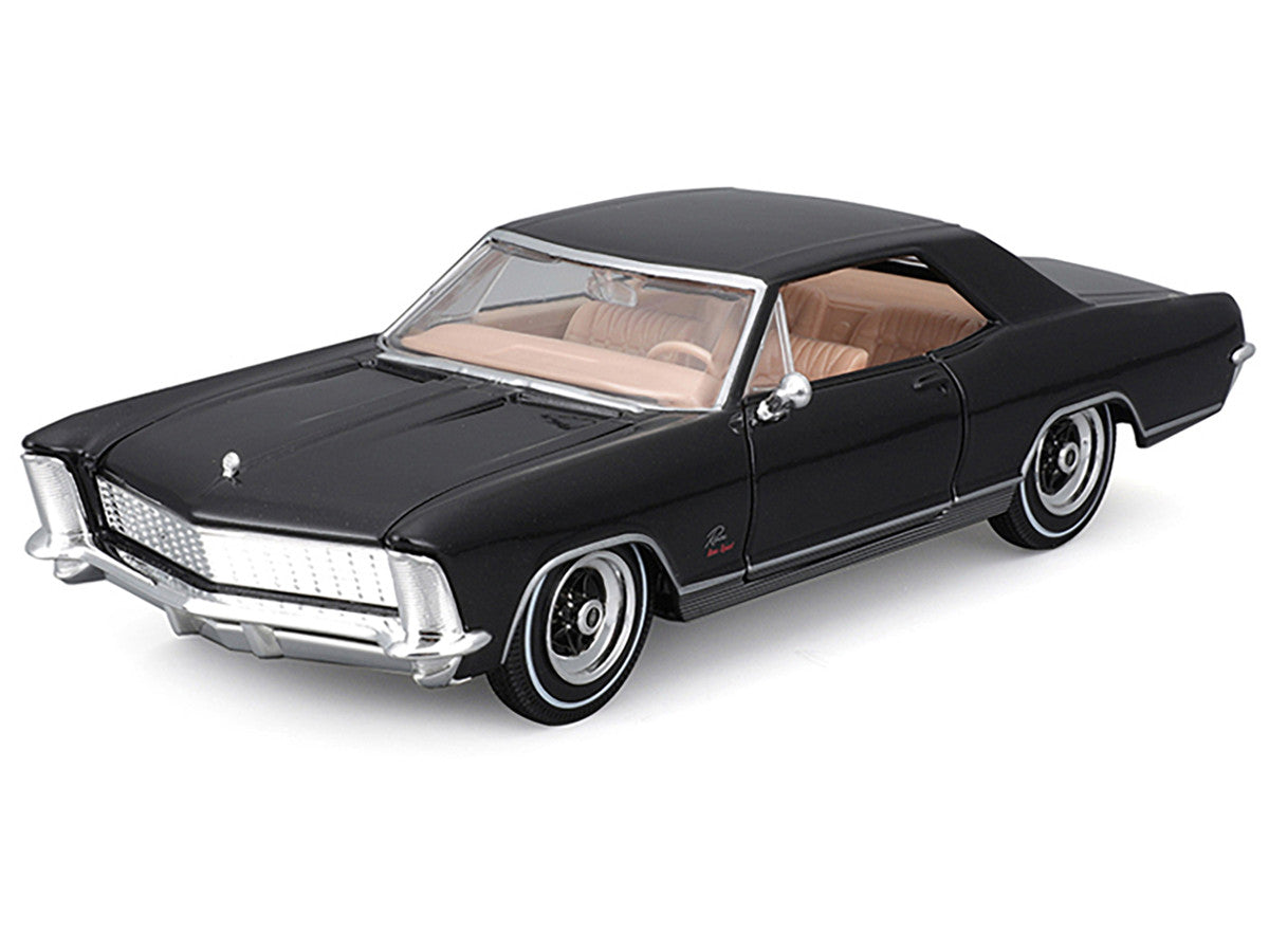 1965 Buick Riviera Gran Sport Black Metallic "Special Edition" Series 1/26 Diecast Model Car by Maisto LuxuryLifeWay Online Store