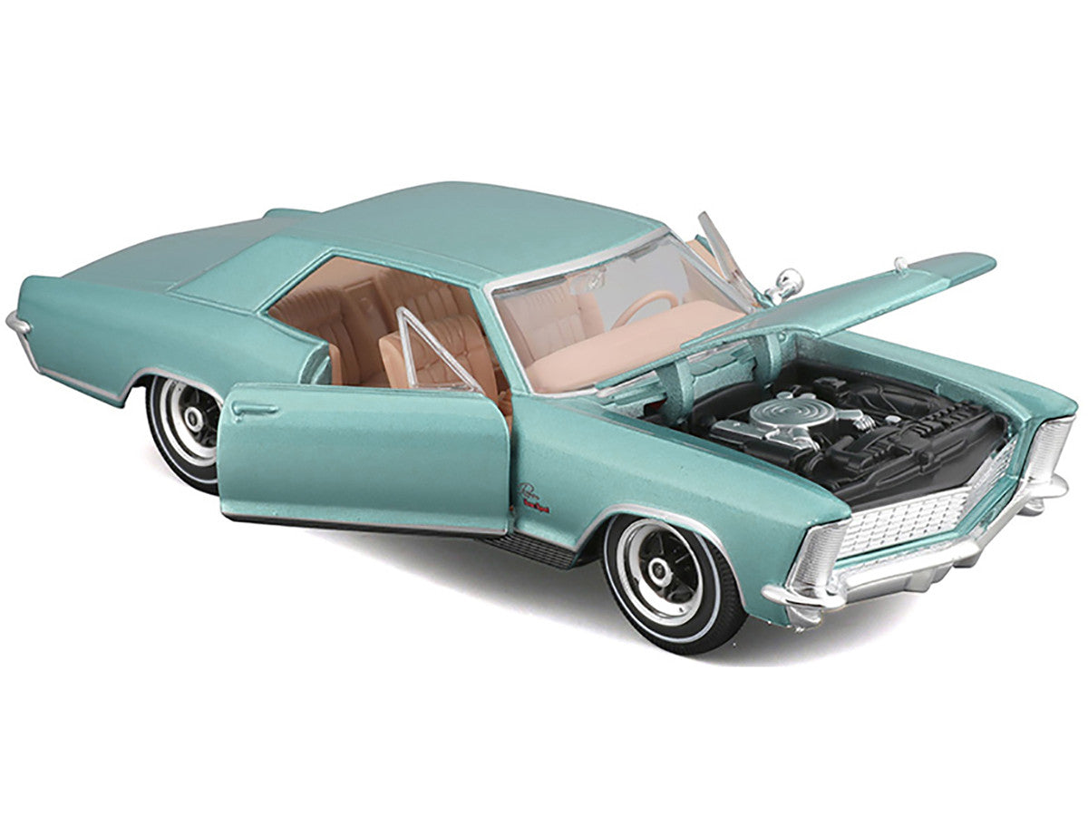 1965 Buick Riviera Gran Sport Light Blue Metallic "Special Edition" Series 1/26 Diecast Model Car by Maisto LuxuryLifeWay Online Store