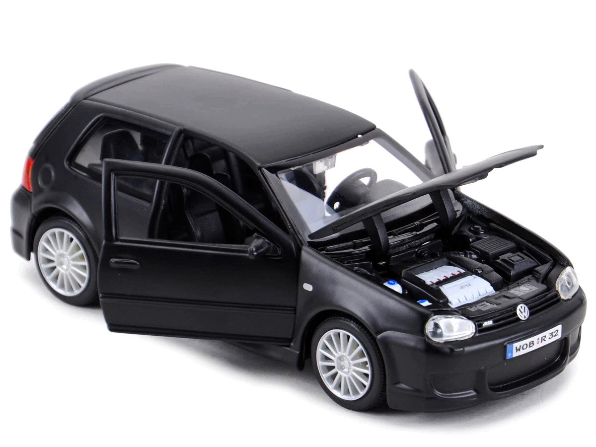 Volkswagen Golf R32 Matt Black "Special Edition" Series 1/24 Diecast Model Car by Maisto LuxuryLifeWay Online Store