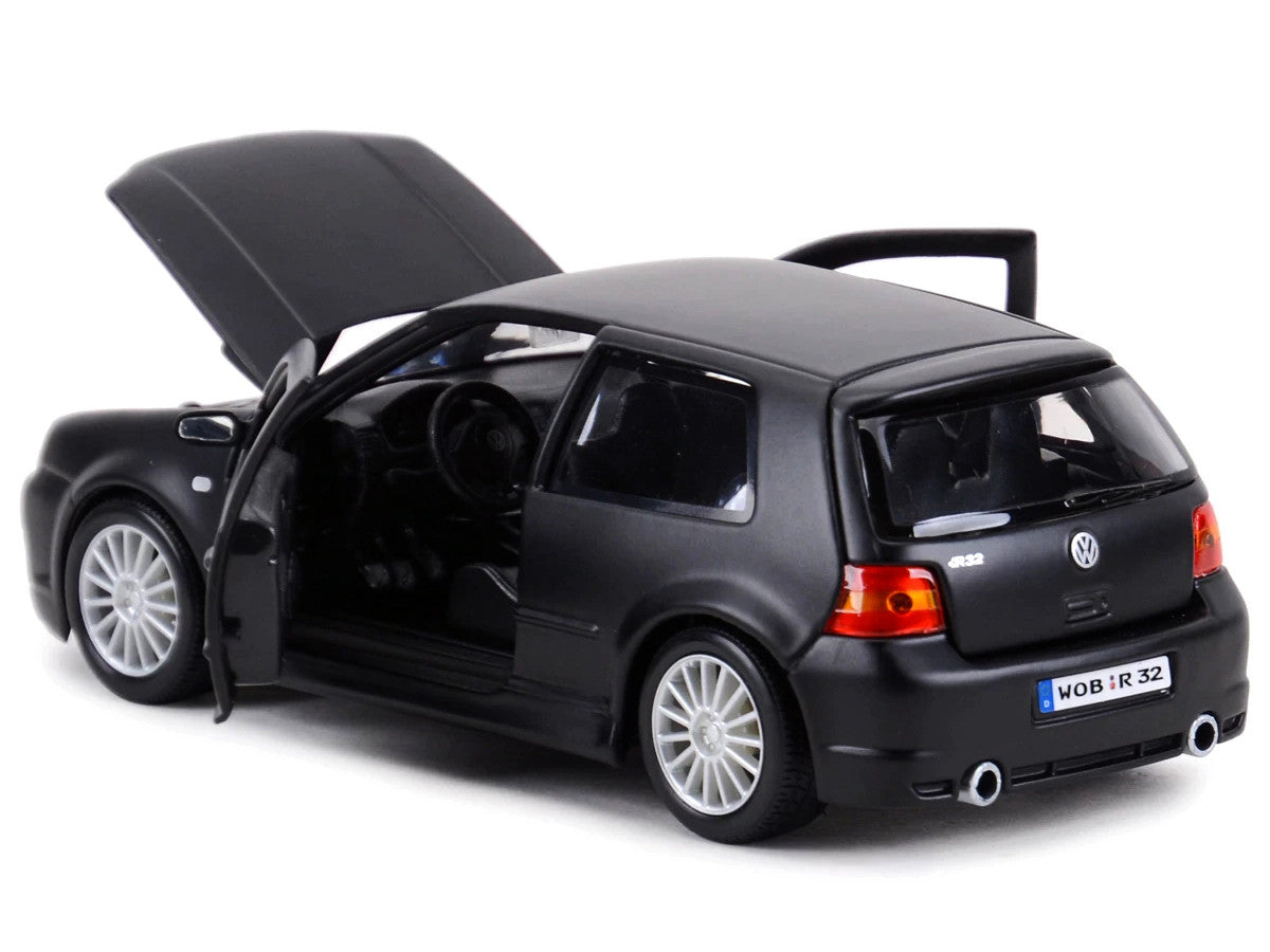 Volkswagen Golf R32 Matt Black "Special Edition" Series 1/24 Diecast Model Car by Maisto LuxuryLifeWay Online Store