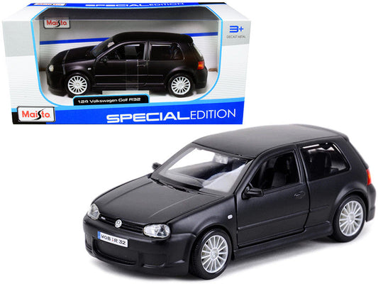 Volkswagen Golf R32 Matt Black "Special Edition" Series 1/24 Diecast Model Car by Maisto LuxuryLifeWay Online Store