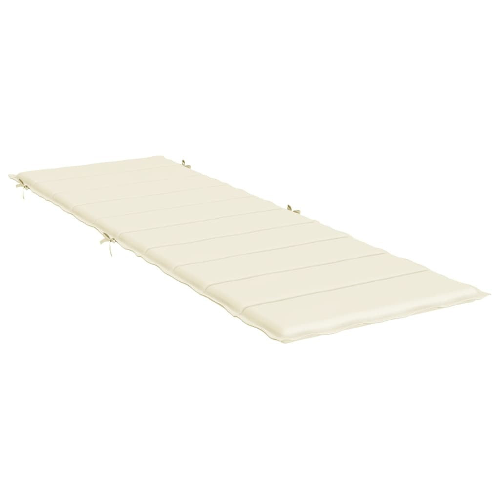 Sun Lounger Cushion Cream 73.2"x22.8"x1.6" Oxford Fabric LuxuryLifeWay Online Store