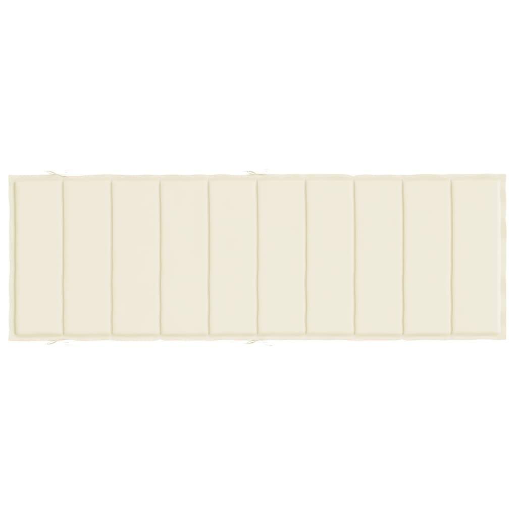 Sun Lounger Cushion Cream 73.2"x22.8"x1.6" Oxford Fabric LuxuryLifeWay Online Store