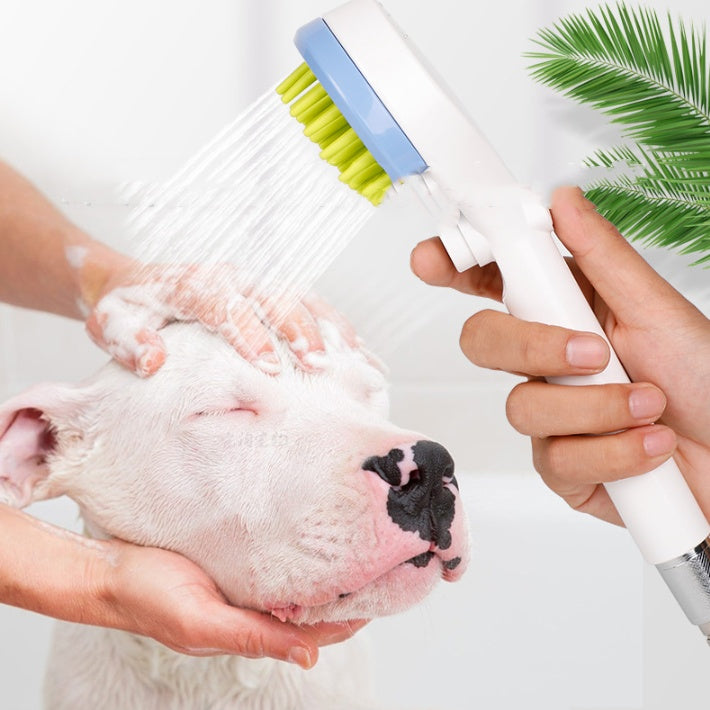 Pet Cleaning Tool Cat And Dog Massage Comb Bath Brush Shower Head Pets Fashion