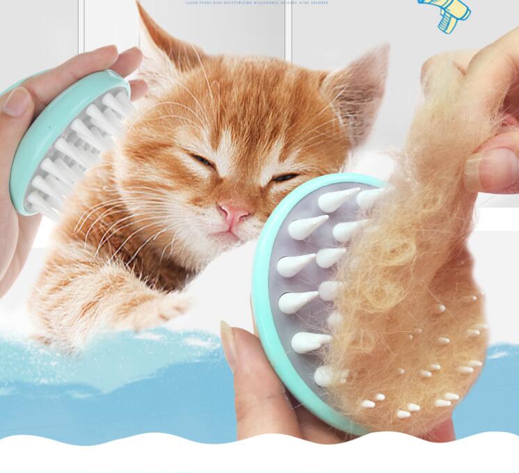 Massage Bath Brush Comfortable Pet Brush Grooming Dog PuppyWashing Cleaning Bath Brush Comb Dog Massage Shower Pets Fashion