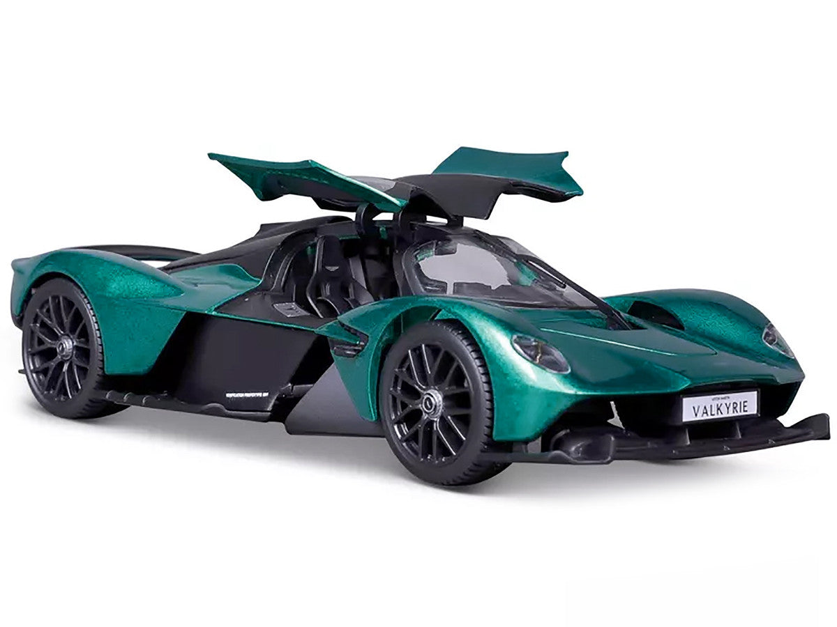 Aston Martin Valkyrie Green Metallic with Matt Black Top "Special Edition" Series 1/18 Diecast Model Car by Maisto LuxuryLifeWay Online Store