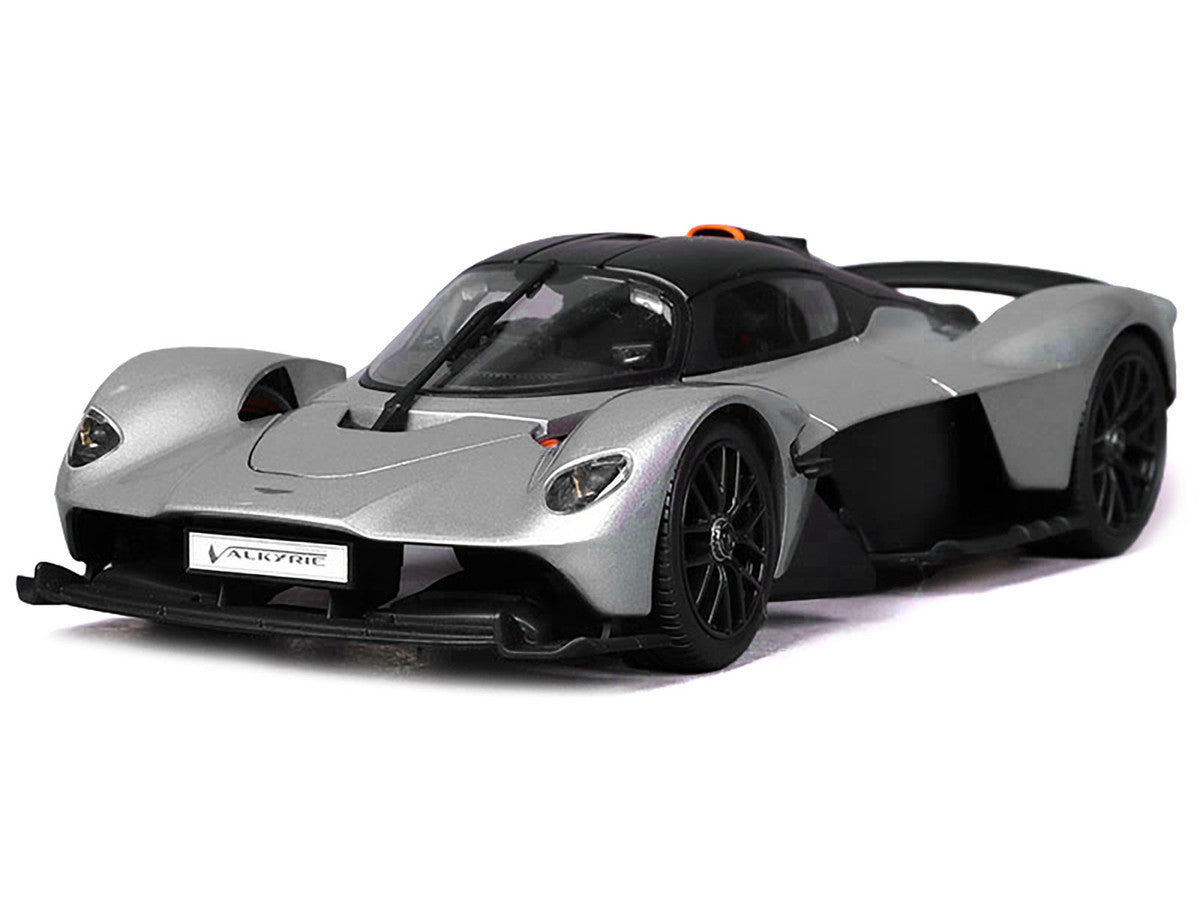 Aston Martin Valkyrie Silver Metallic with Matt Black Top "Special Edition" Series 1/18 Diecast Model Car by Maisto LuxuryLifeWay Online Store