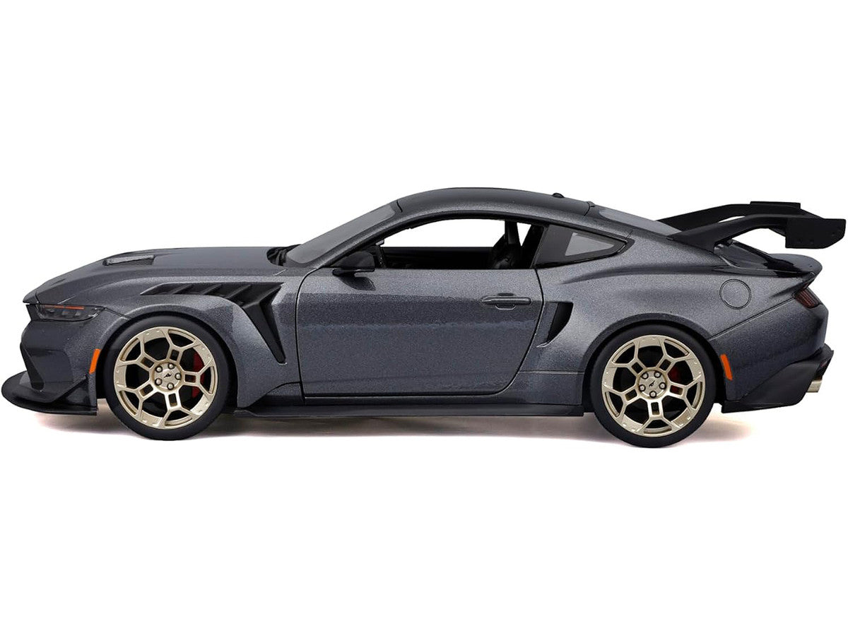 2025 Ford Mustang GTD Dark Gray Metallic with Black Top "Special Edition" Series 1/18 Diecast Model Car by Maisto LuxuryLifeWay Online Store