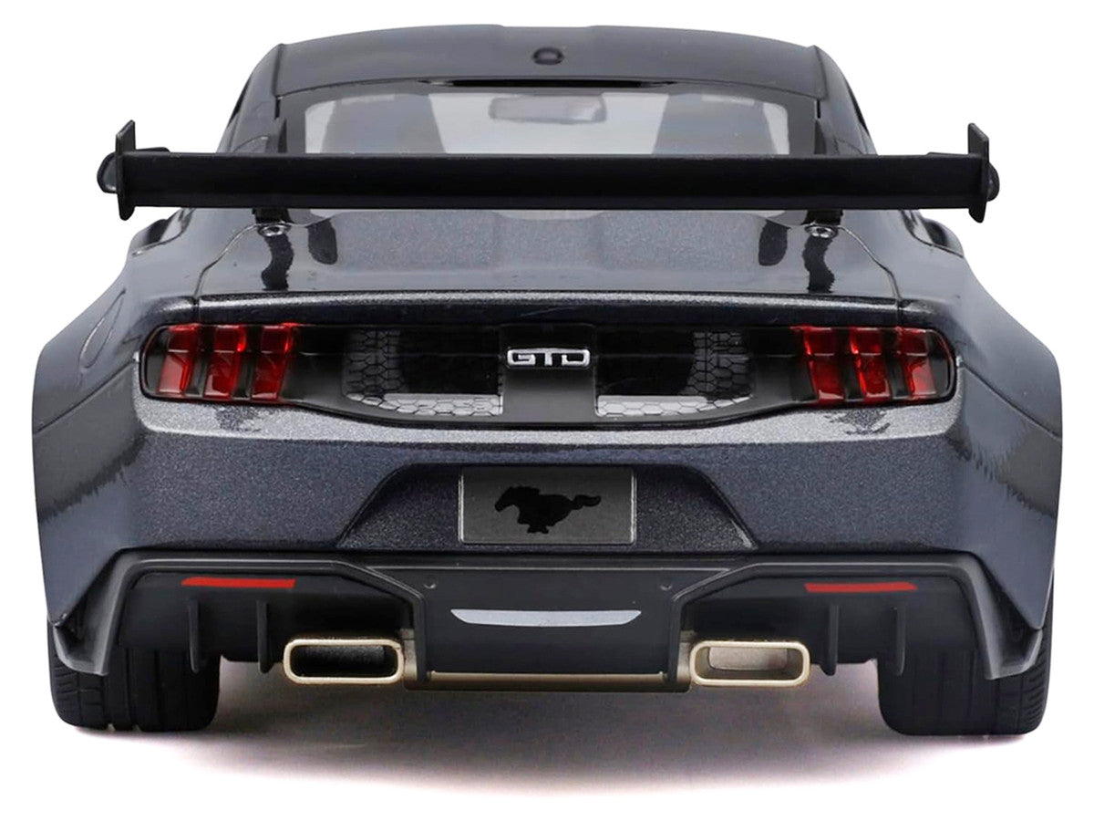 2025 Ford Mustang GTD Dark Gray Metallic with Black Top "Special Edition" Series 1/18 Diecast Model Car by Maisto LuxuryLifeWay Online Store