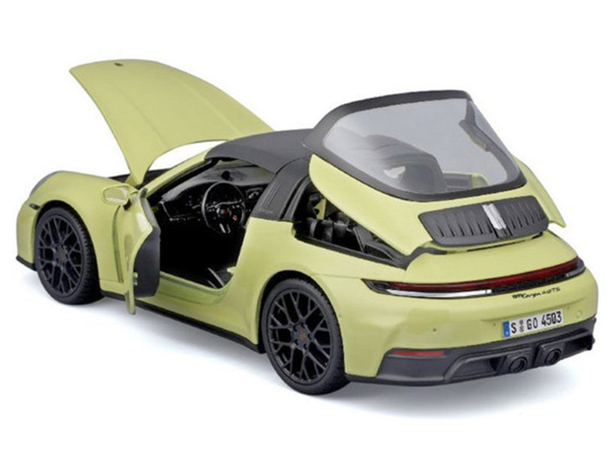 Porsche 911 Targa 4 GTS (992.2) Yellow with Black Top "Special Edition" Series 1/18 Diecast Model Car by Maisto LuxuryLifeWay Online Store