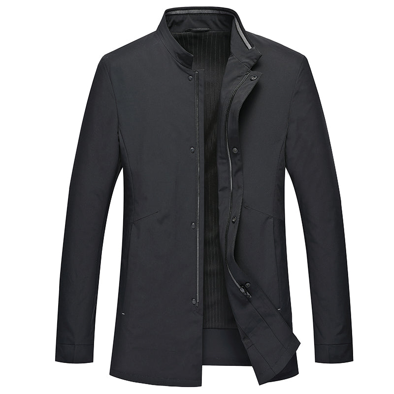 Men's Stand-Up Collar Business Casual Windbreaker Jacket Pi-Mart
