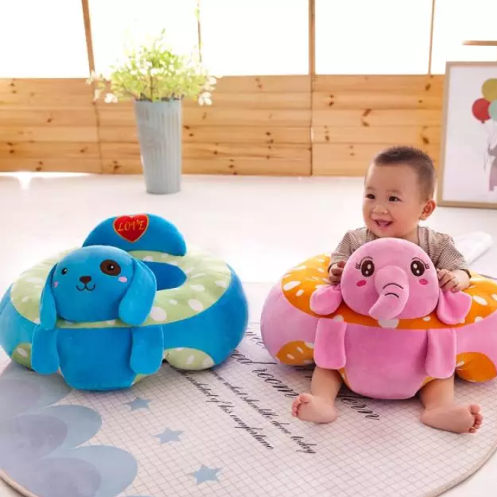 Plush Toy Baby Sofa - Cartoon Style Learning Seat LuxuryLifeWay Online Store