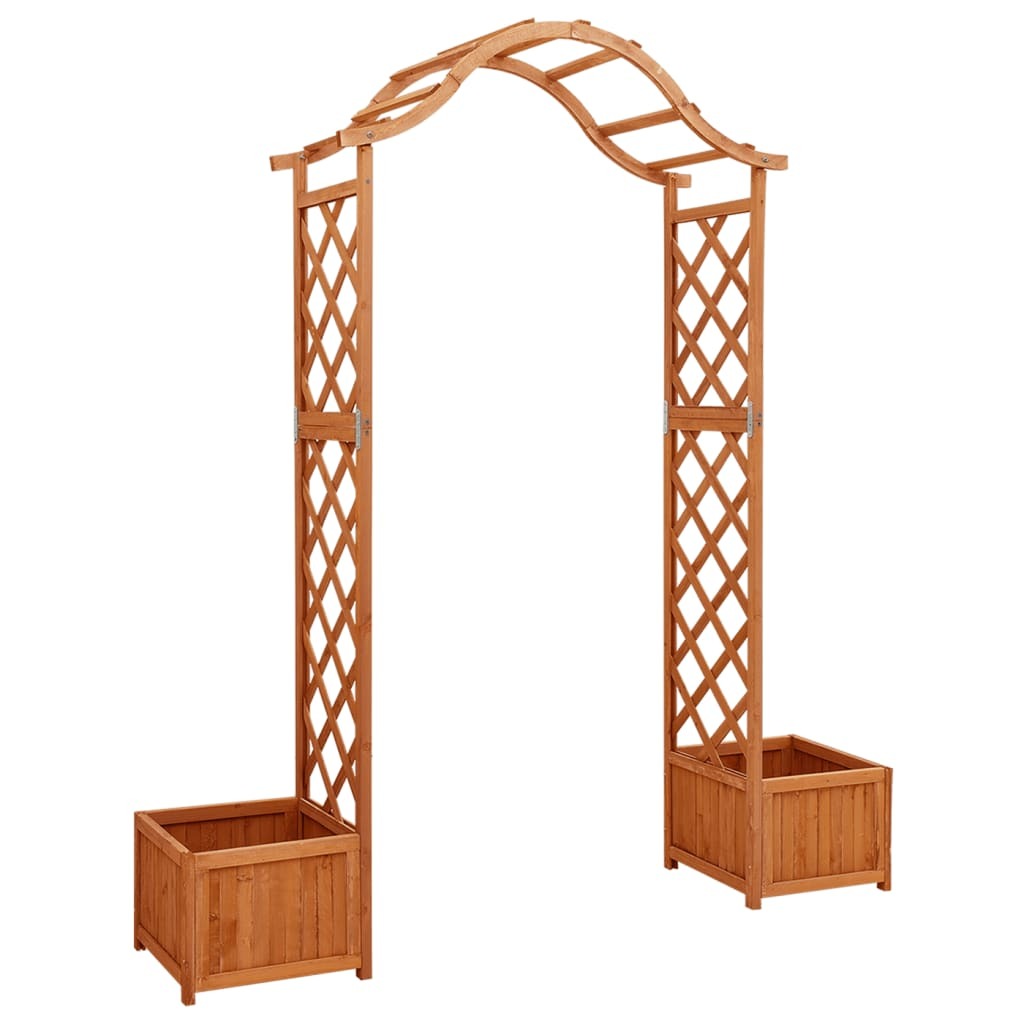 Garden Pergola with Planter Solid Firwood LuxuryLifeWay Online Store