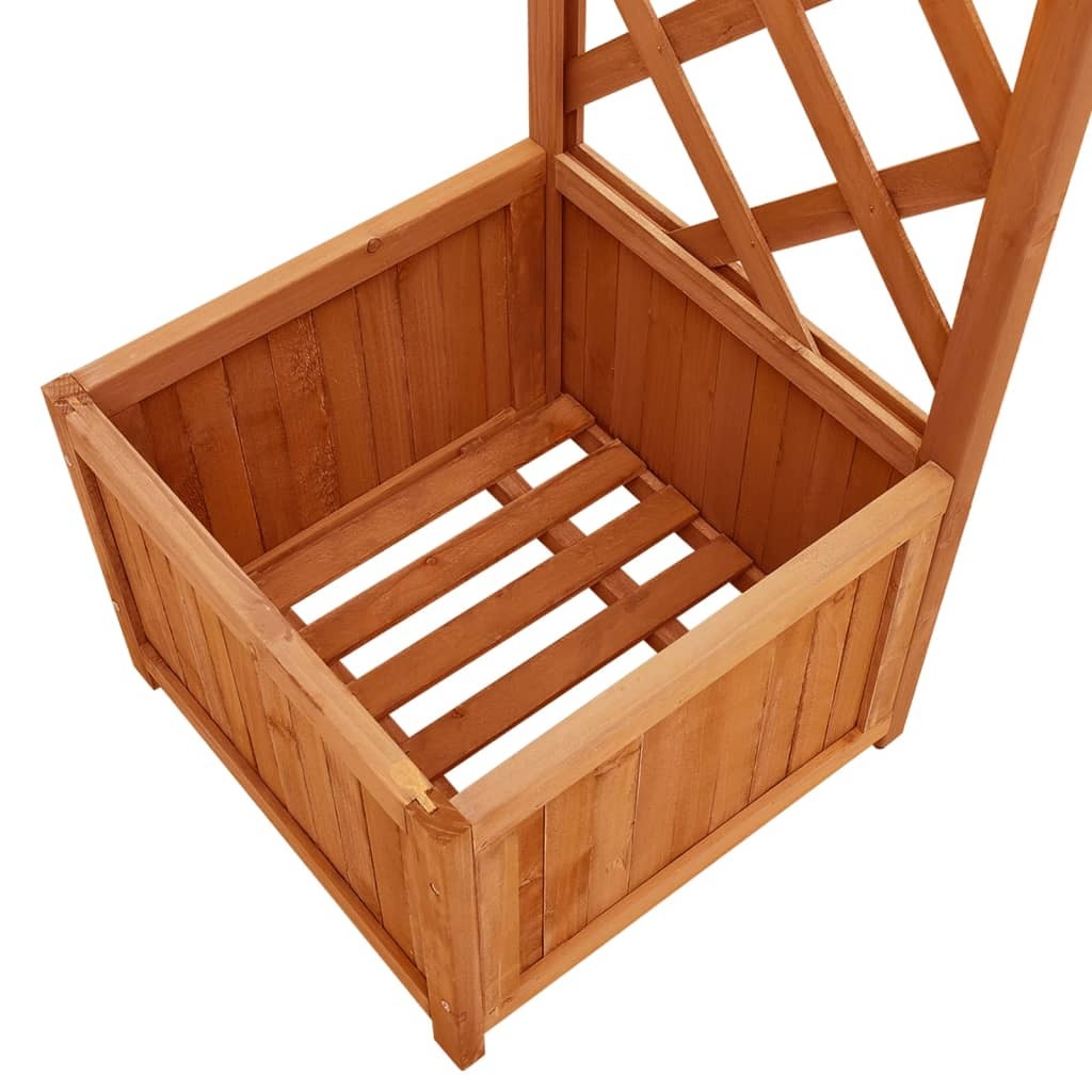 Garden Pergola with Planter Solid Firwood LuxuryLifeWay Online Store