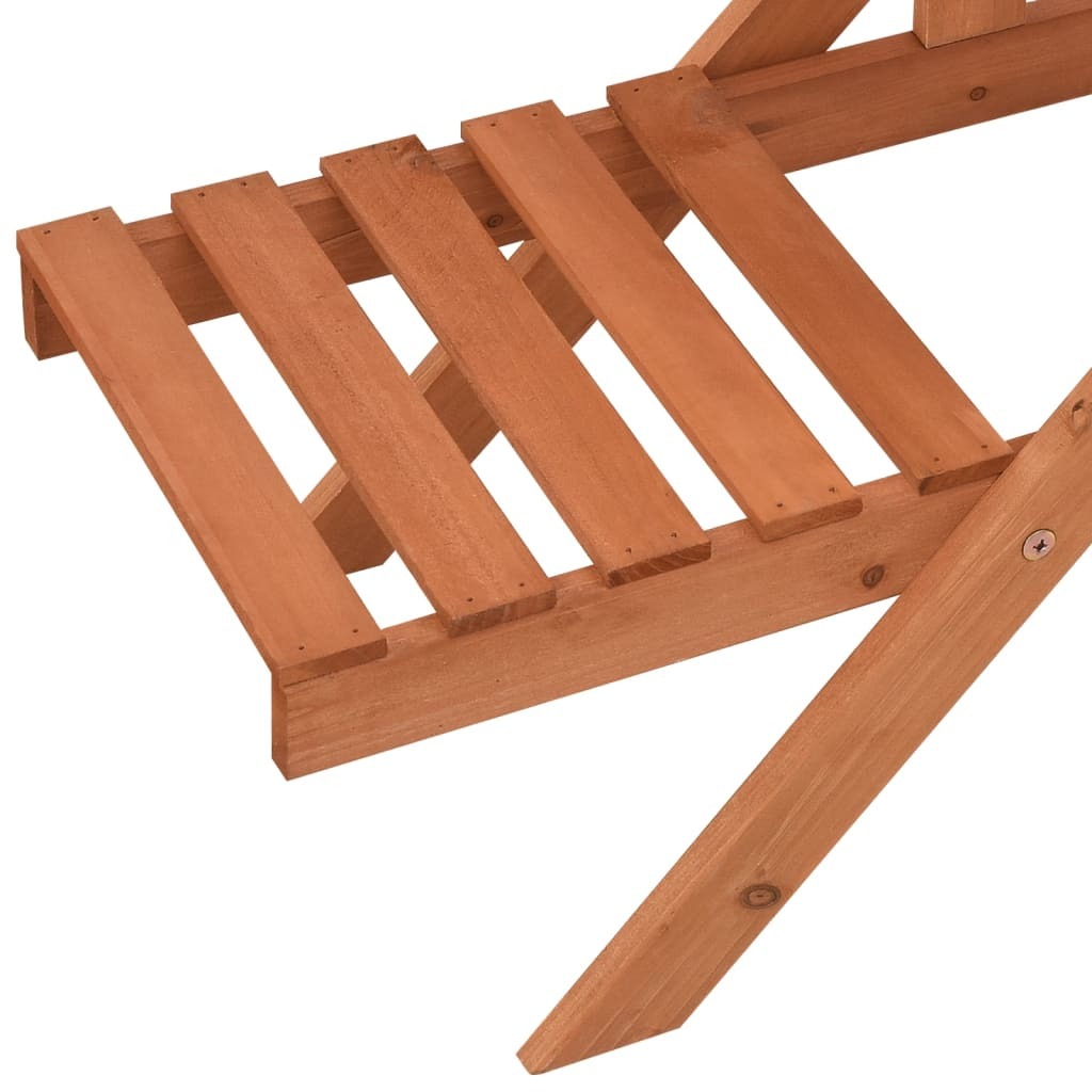 Plant Stand 32.7"x9.8"x52" Solid Firwood LuxuryLifeWay Online Store