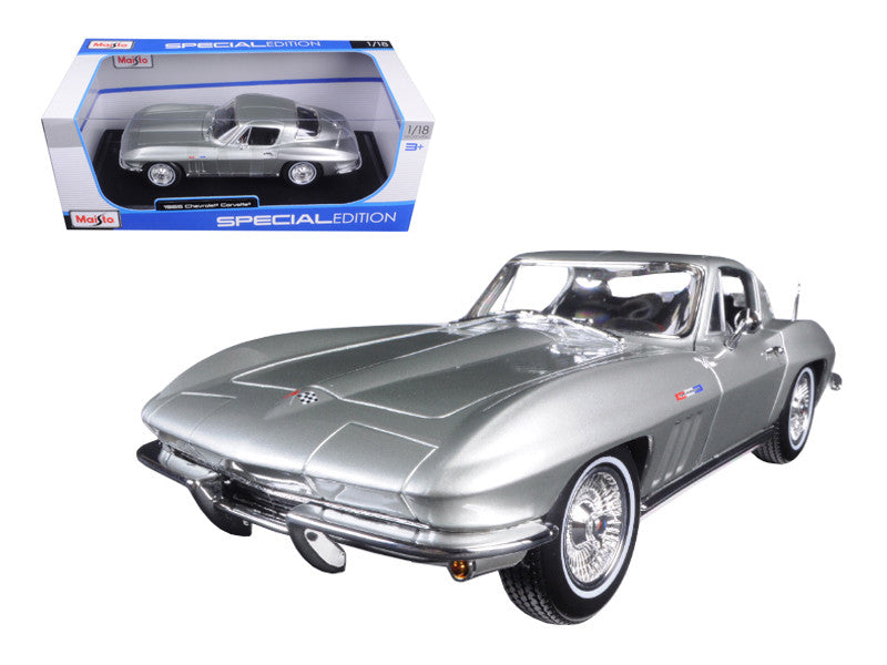 1965 Chevrolet Corvette Silver "Special Edition" 1/18 Diecast Model Car by Maisto LuxuryLifeWay Online Store