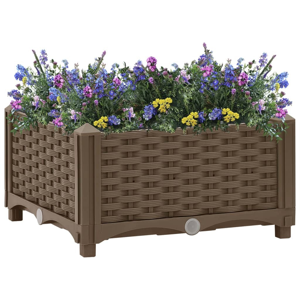 Raised Bed 15.7"x15.7"x9.1" Polypropylene LuxuryLifeWay Online Store