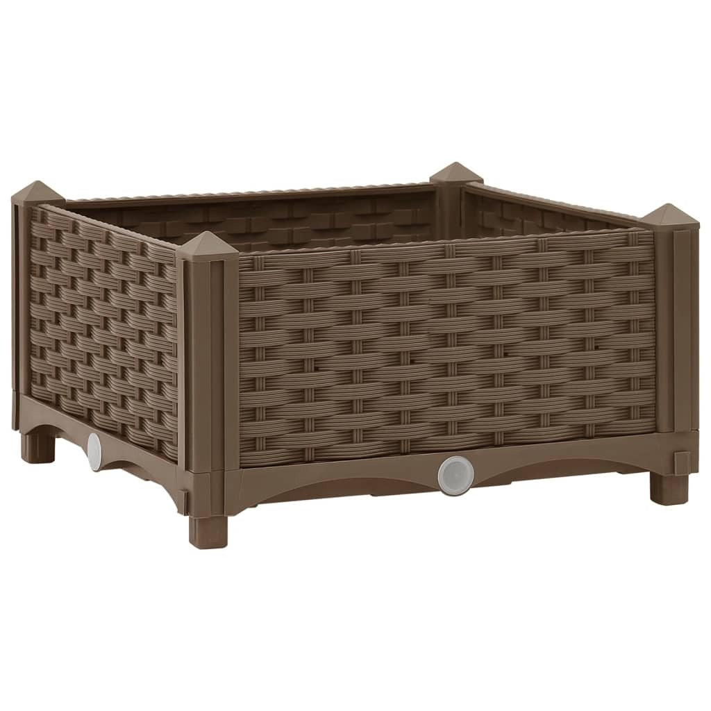 Raised Bed 15.7"x15.7"x9.1" Polypropylene LuxuryLifeWay Online Store
