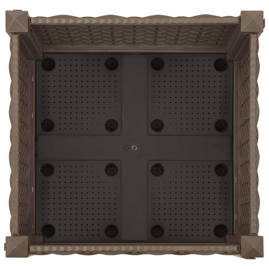 Raised Bed 15.7"x15.7"x9.1" Polypropylene LuxuryLifeWay Online Store