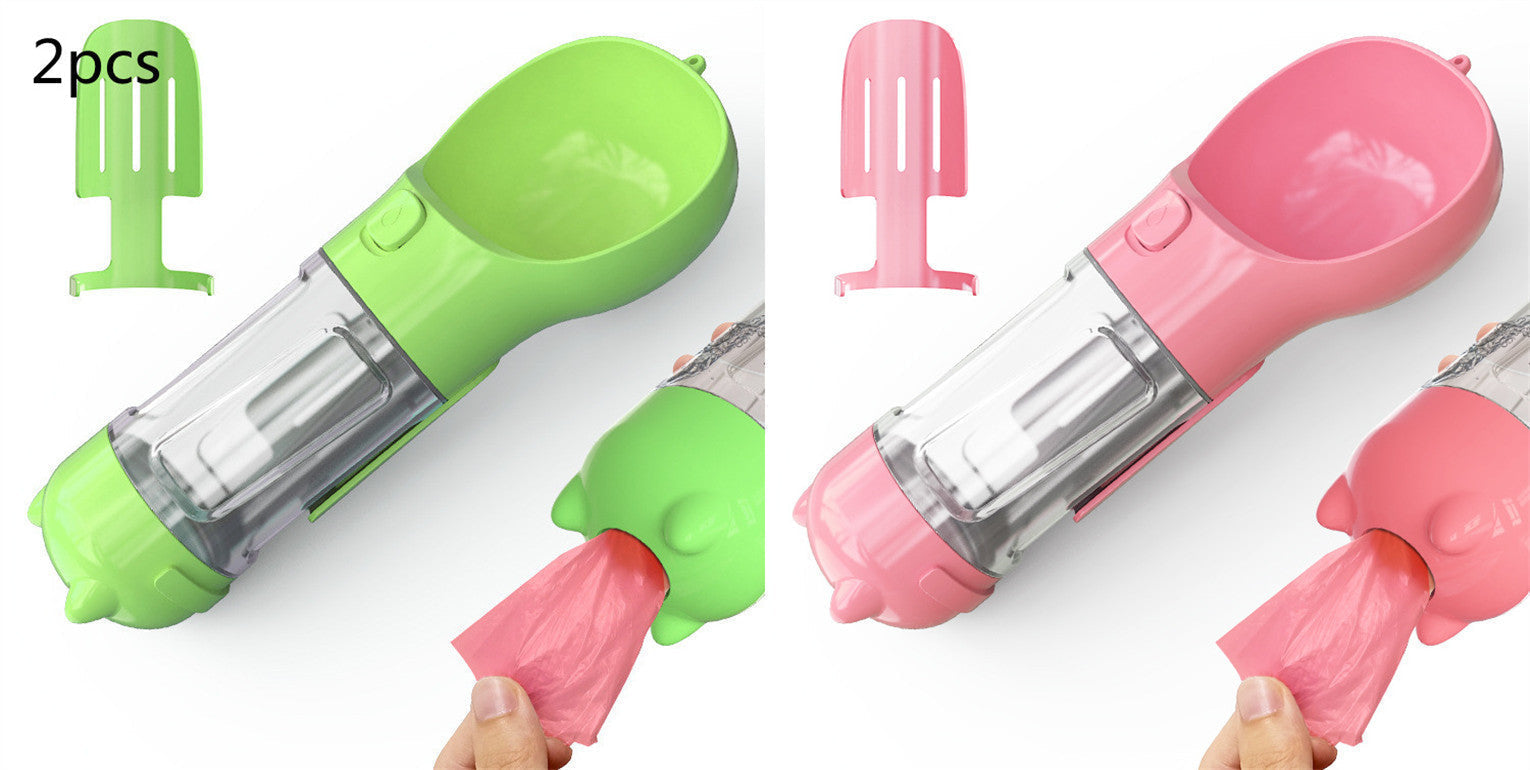 3-in-1 Portable Pet Water Bottle Pets Fashion