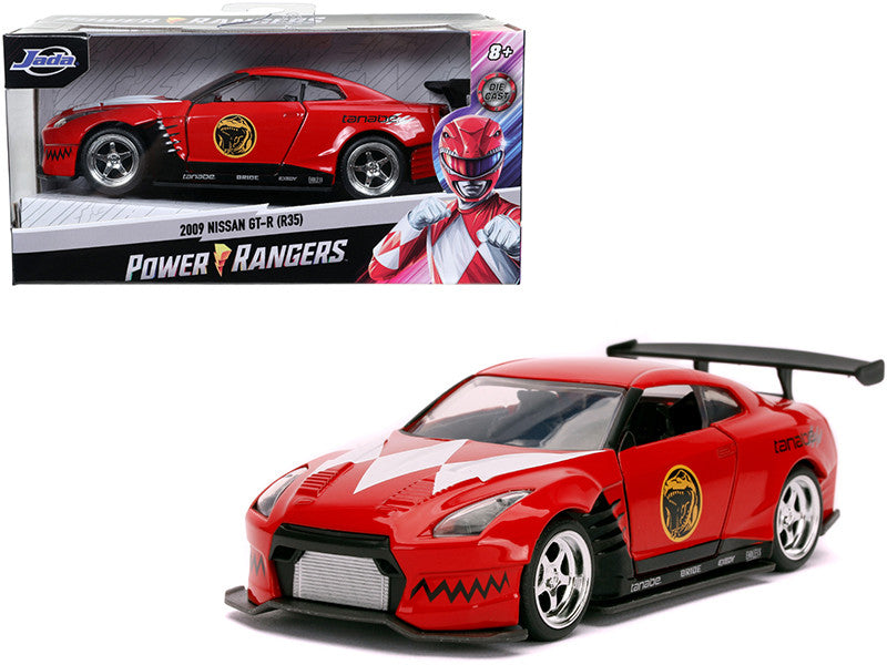 2009 Nissan GT-R (R35) Red Red Ranger's "Power Rangers" 1/32 Diecast Model Car by Jada LuxuryLifeWay Online Store