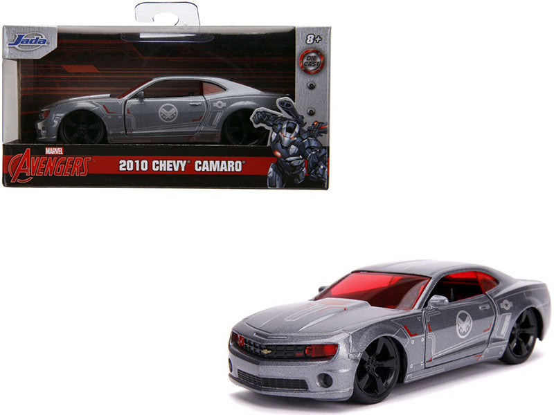 2010 Chevrolet Camaro Silver "War Machine" "Avengers" "Marvel" Series 1/32 Diecast Model Car by Jada LuxuryLifeWay Online Store