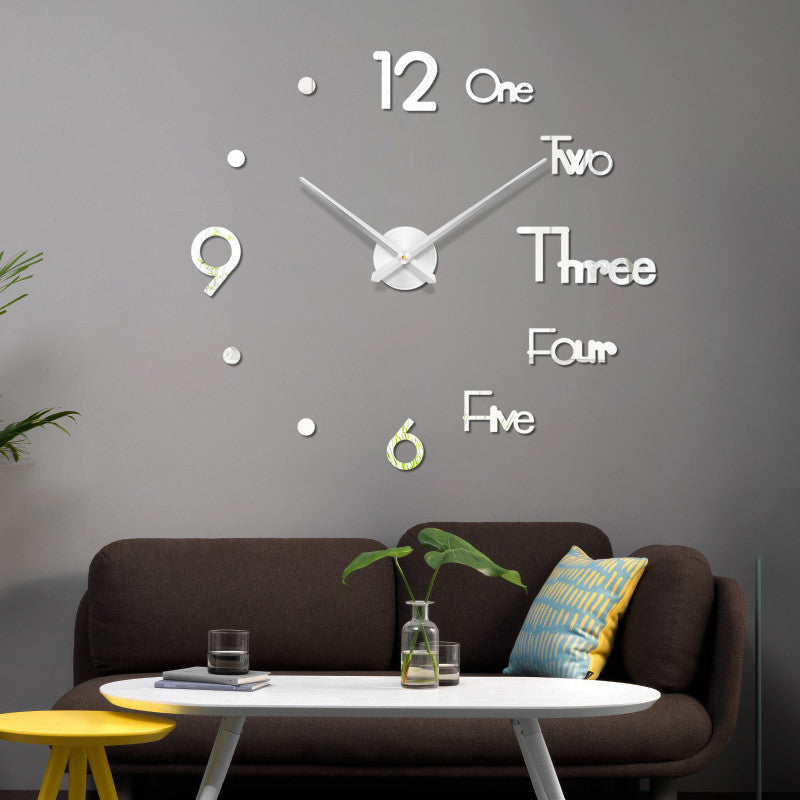 Creative wall clock PearlNestDecor.com