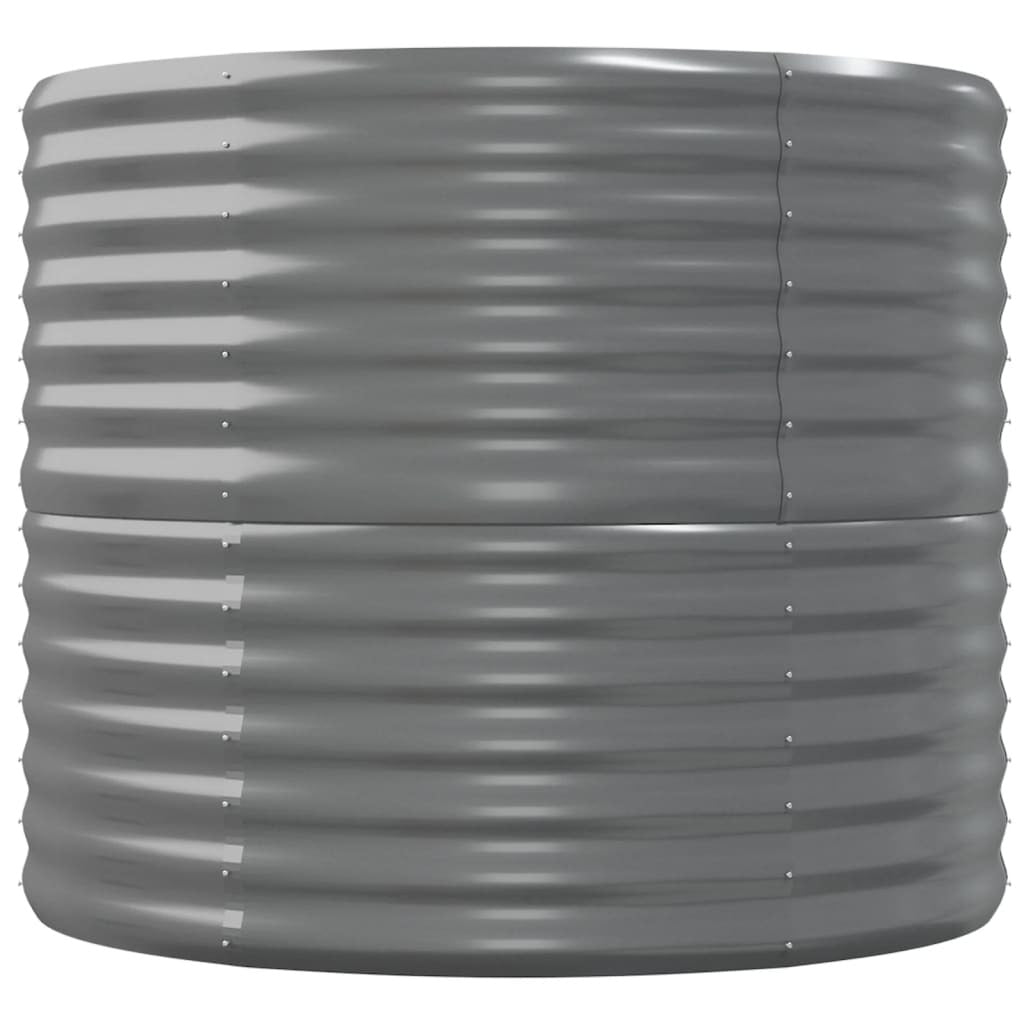 Garden Raised Bed Galvanized Steel 59.8"x31.5"x26.8" Gray LuxuryLifeWay Online Store
