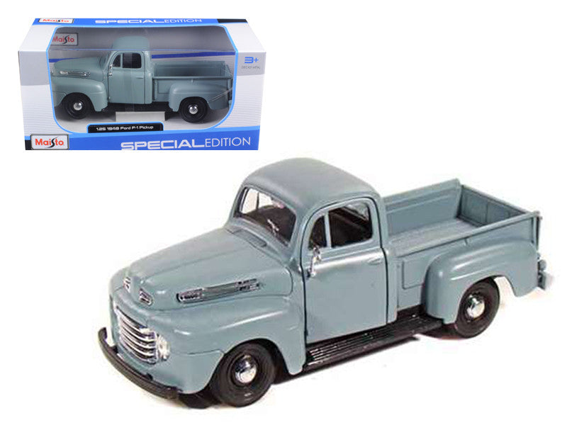 1948 Ford F-1 Pickup Truck Gray 1/25 Diecast Model by Maisto LuxuryLifeWay Online Store