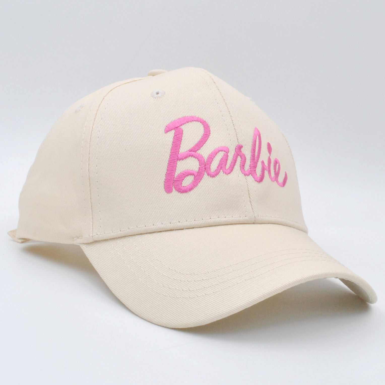 Cross-border new Barbie Barbie pink hard top baseball cap ins Korean version of cute embroidery curved eaves cap wholesale LuxuryLifeWay Online Store