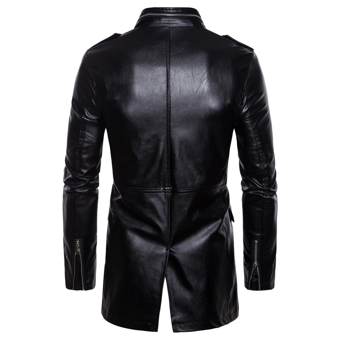 Men's Fashion Long Jacket with Four Pockets (B036) Pi-Mart