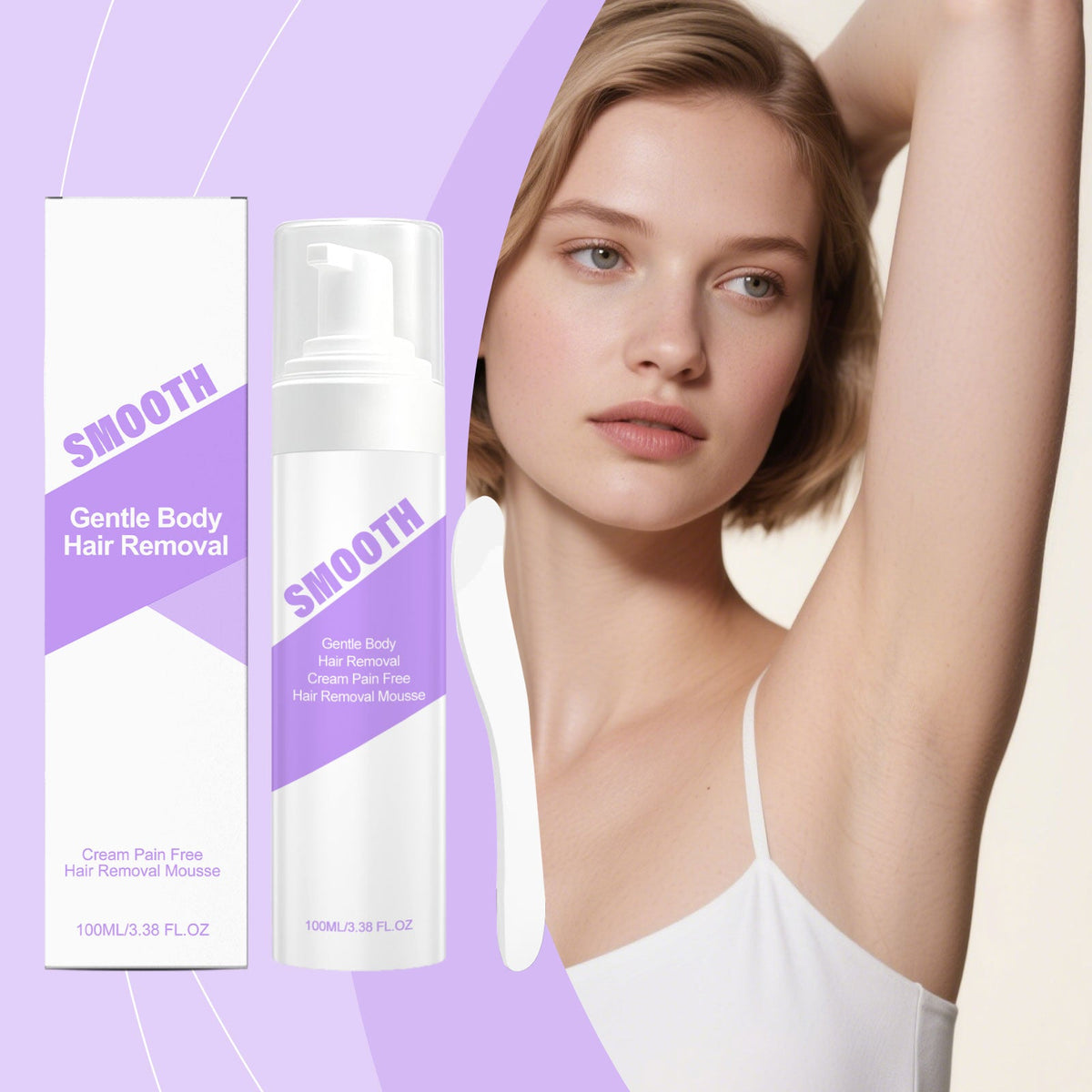 Gentle Soothing Hair Removal Mousse 1 0 0ml Box Tri Light Beauty