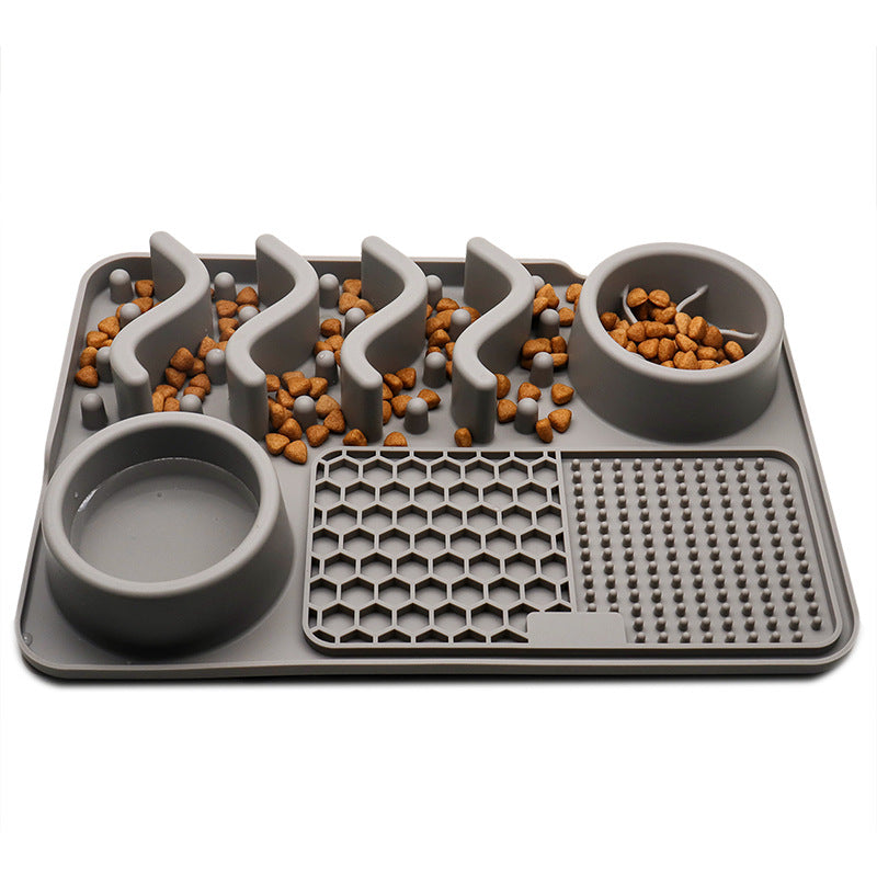 Dog Silicone Licking Pad Pet Licking Mat Silicone Smelling Mat Multifunctional Food Bowl Pets Supplies Pets Fashion