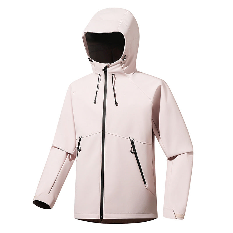 Men's Softshell Jacket 2026 New Spring And Autumn Windproof Waterproof Outdoor Sports Mountaineering Jacket Couple's Coat NorixaFashion.com