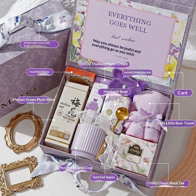 International Women's Day Gift Goddess Bridesmaid Wedding High-end Practical Birthday Gift Box Wedding Guest Gift LadyShow.Store