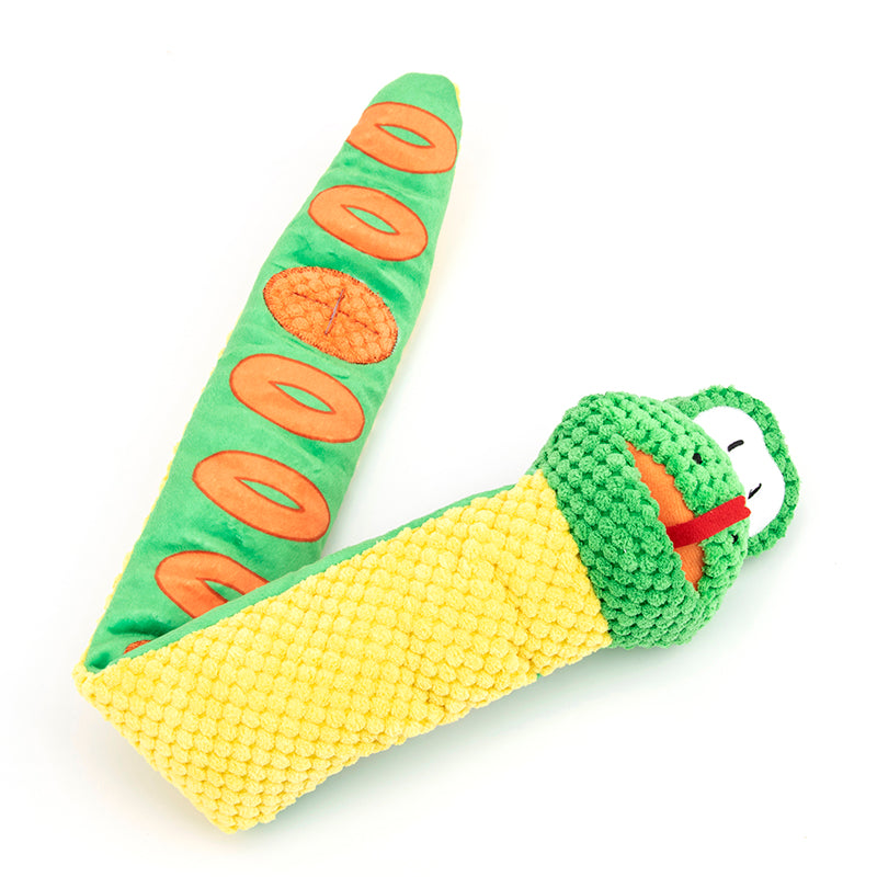 Snake Snuffle Toy Squeaky Dog Toys Boredom Stress Relief Game, Dog Puzzle Plush Toy IQ Training, Snuffle Toys For Dogs Foraging Instinct Training, Dog Chew Toy Treat Dispenser Pets Fashion